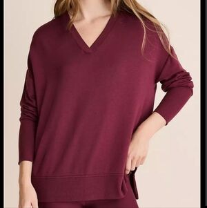 Lou & Grey NWOT Ribtrim Signaturesoft Tunic Top